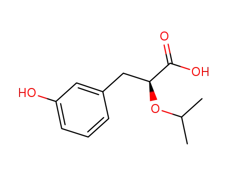 (2S)-3-(3-hydroxyphenyl)-2-isopropoxypropionic acid