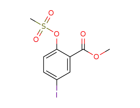 methyl 5-iodo-2-(methylsulfonyloxy)benzoate