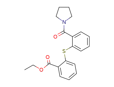 Ethyl 2-{[2-(pyrrolidine-1-carbonyl)phenyl]sulfanyl}benzoate
