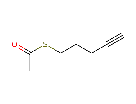 Molecular Structure of 524689-75-6 (S-pent-4-yn-1-yl ethanethioate)