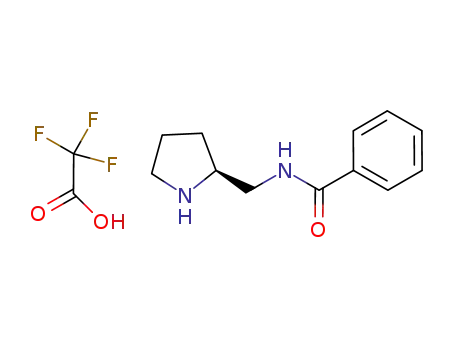 N-pyrrolidin-(2S)-ylmethyl-benzamide trifluoroacetate