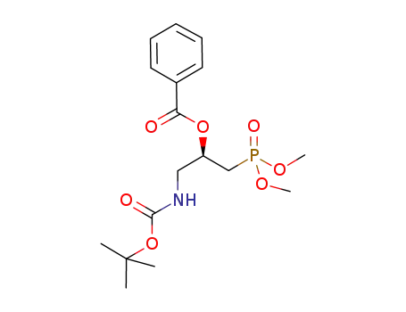 (R)-2-benzoyloxy-3-(N-tert-butoxycarbonylamino)-1-dimethoxyphosphorylpropane