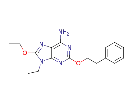 2-(2-phenylethoxy)-8-ethoxy-9-ethyl-9H-purin-6-ylamine