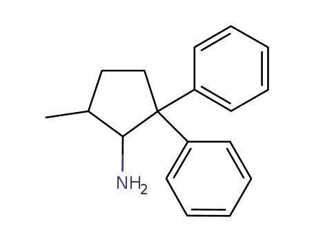 (+/-)-cis-5-methyl-2,2-diphenylcyclopentanamine