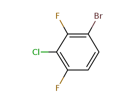 Molecular Structure of 201849-13-0 (1-BROMO-3-CHLORO-2,4-DIFLUOROBENZENE)