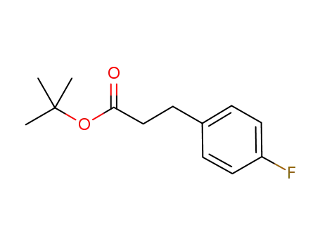 Molecular Structure of 1049037-23-1 (tert-butyl 3-(4-fluorophenyl)propanoate)