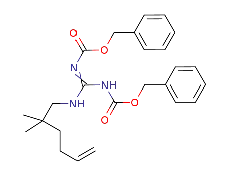 dibenzyl (2,2-dimethylhex-4-en-1-yl)aminomethylylidenebiscarbamate