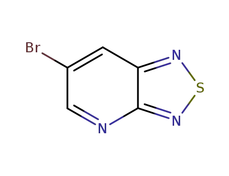 Molecular Structure of 72023-75-7 (6-BROMO[1,2,5]THIADIAZOLO[3,4-B]PYRIDINE)