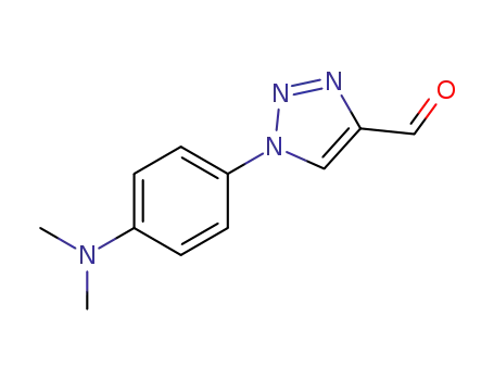 1-[4-(dimethylamino)phenyl]-1H-1,2,3-triazole-4-carbaldehyde