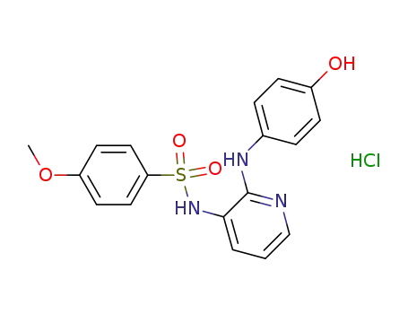 Molecular Structure of 141450-48-8 (E-7010 monohydrochloride)