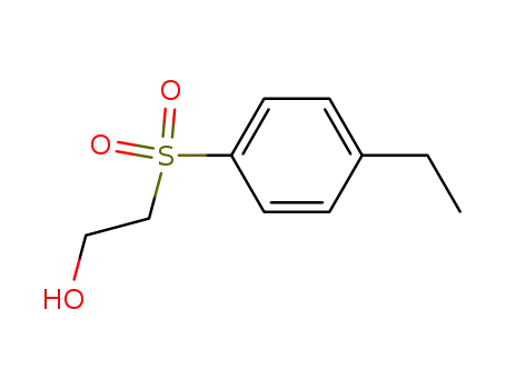 Molecular Structure of 688763-11-3 (Ethanol, 2-[(4-ethylphenyl)sulfonyl]- (9CI))
