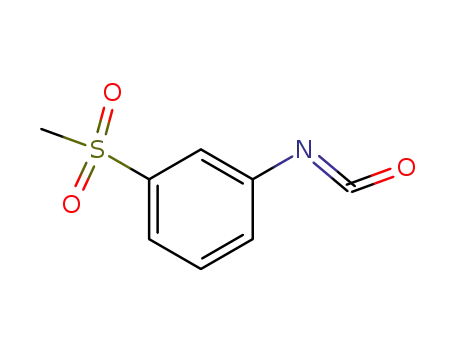 Molecular Structure of 28479-21-2 (Benzene, 1-isocyanato-3-(methylsulfonyl)-)