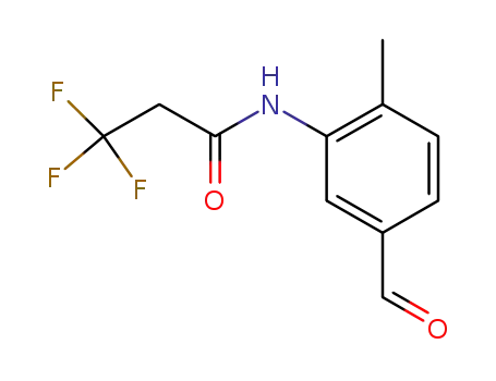 3-((3,3,3-trifluoropropionyl)amino)-4-methyl-benzaldehyde