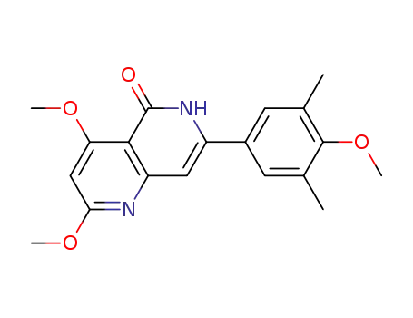 2,4-dimethoxy-7-(4-methoxy-3,5-dimethylphenyl)-1,6-naphthyridin-5(6H)-one