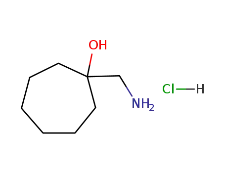Molecular Structure of 2815-39-6 (1-(AMINOMETHYL)-CYCLOHEPTANOL HYDROCHLORIDE)
