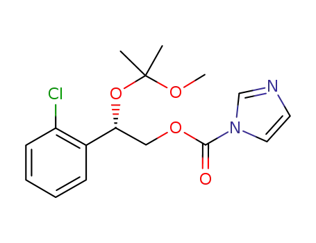 (S)-carbamic acid 2-(2-chloro-phenyl)-2-(1-methoxy-1-methyl-ethoxy)-ethyl ester
