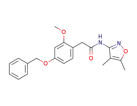 N-(4,5-dimethylisoxazol-3-yl)-2-(4-benzyloxy-2-methoxyphenyl)acetamide