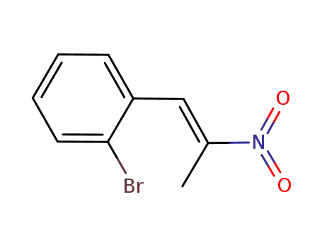 Molecular Structure of 155988-37-7 (1-(2-BROMOPHENYL)-2-NITROPROPENE)