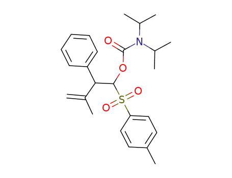 3-methyl-2-phenyl-1-tosyl-but-3-enyl N,N-diisopropylcarbamate