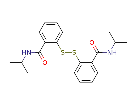 Molecular Structure of 2620-87-3 (Benzamide, 2,2'-dithiobis[N-(1-methylethyl)-)