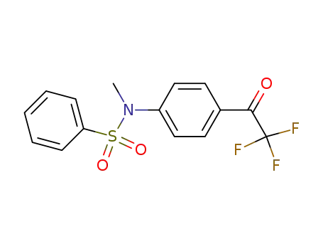Benzenesulfonamide, N-methyl-N-[4-(trifluoroacetyl)phenyl]-