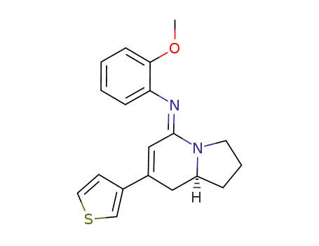 (S,E)-2-methoxy-N-(7-(thiophen-3-yl)-2,3,8,8a-tetrahydroindolizin-5(1H)-ylidene)aniline
