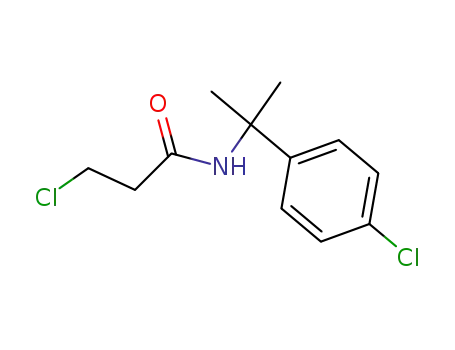 3-chloro-N-[1-(4-chlorophenyl)-1-methylethyl]propionamide