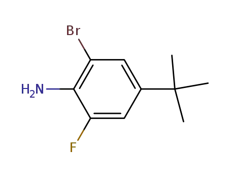 2-bromo-4-tert-butyl-6-fluoro-phenylamine