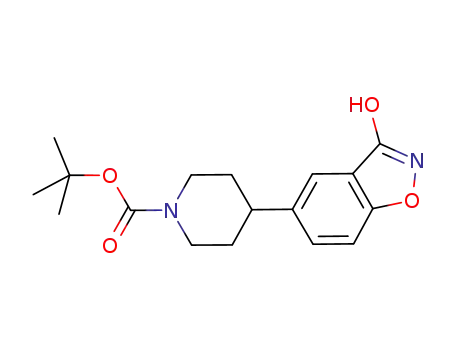 1-Piperidinecarboxylic acid,
4-(2,3-dihydro-3-oxo-1,2-benzisoxazol-5-yl)-, 1,1-dimethylethyl ester