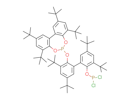 Molecular Structure of 154437-34-0 (C<sub>56</sub>H<sub>80</sub>Cl<sub>2</sub>O<sub>4</sub>P<sub>2</sub>)