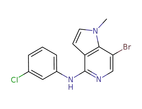 (7-bromo-1-methyl-1H-pyrrolo[3,2-c]pyridin-4-yl)-(3-chloro-phenyl)-amine