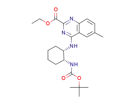 ethyl 4-({(1S,2R)-2-[(tert-butoxycarbonyl)amino]cyclohexyl}amino)-6-methylquinazolin-2-carboxylate