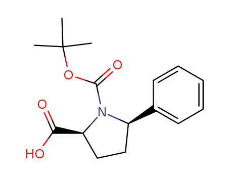 (2R,5S)-1-(tert-Butoxycarbonyl)-5-phenylpyrrolidine-2-carboxylic acid