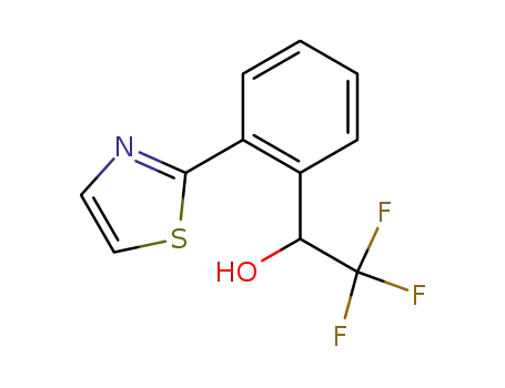 2,2,2-trifluoro-1-(2-thiazol-2-yl-phenyl)ethanol