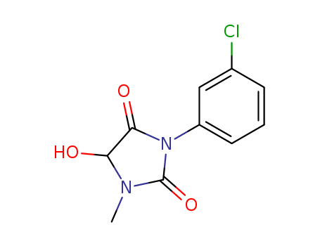 2,4-Imidazolidinedione,3-(3-chlorophenyl)-5-hydroxy-1-methyl-