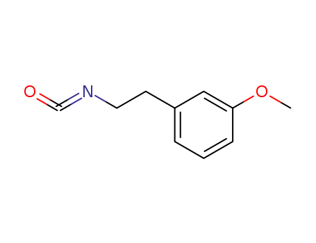Molecular Structure of 62334-10-5 (Benzene, 1-(2-isocyanatoethyl)-3-methoxy-)