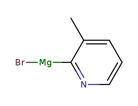 Molecular Structure of 661458-30-6 (3-METHYL-2-PYRIDYLMAGNESIUM BROMIDE)