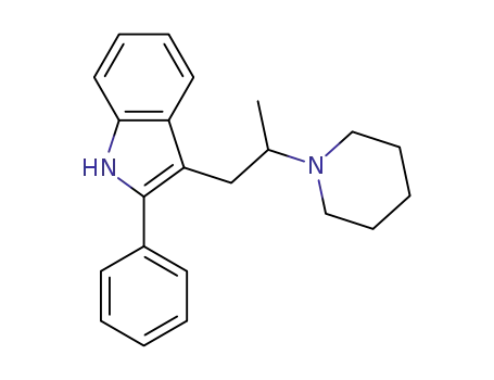 2-Phenyl-3-[2-(piperidin-1-yl)prop-1-yl]-1H-indole