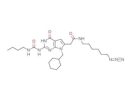 N-(6-azidohexyl)-2-[2-(3-butylureido)-7-(cyclohexylmethyl)-4-oxo-4,7-dihydro-3H-pyrrolo[2,3-d]pyrimidin-6-yl]ethanamide