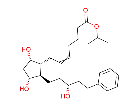 propan-2-yl (Z)-7-[(1R,2R,3R,5S)-3,5-dihydroxy-2-[(3S)-3-hydroxy-5-phenylpentyl]cyclopentyl]hept-5-enoate
