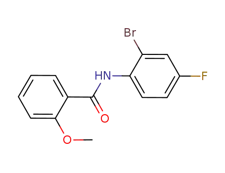 N-(2-bromo-4-fluorophenyl)-2-methoxybenzamide