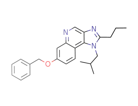 Molecular Structure of 847577-54-2 (1H-Imidazo[4,5-c]quinoline,
1-(2-methylpropyl)-7-(phenylmethoxy)-2-propyl-)