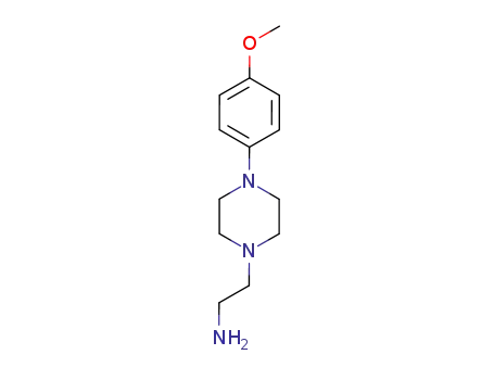 Molecular Structure of 20529-26-4 (2-[4-(4-methoxyphenyl)piperazin-1-yl]ethanamine)