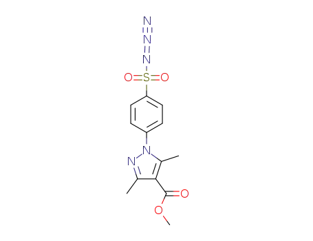 methyl 1-(4-(azidosulfonyl)phenyl)-3,5-dimethyl-1H-pyrazole-4-carboxylate