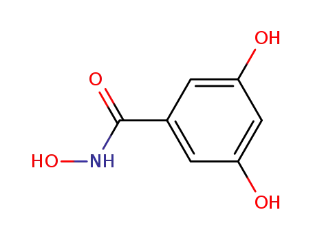 Molecular Structure of 30697-84-8 (3,5-DIHYDROXYBENZOHYDROXAMIC ACID)