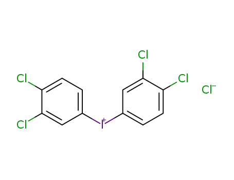 Molecular Structure of 50848-00-5 (Iodonium,bis(3,4-dichlorophenyl)-, chloride (1:1))