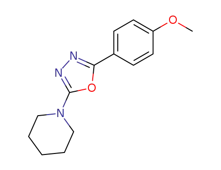 4-[5-(4-methoxy-phenyl)-1,3,4-oxadiazol-2-yl]piperidine