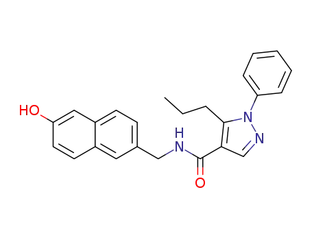 1-phenyl-5-propyl-1H-pyrazole-4-carboxylic acid (6-hydroxy-naphthalen-2-ylmethyl)-amide