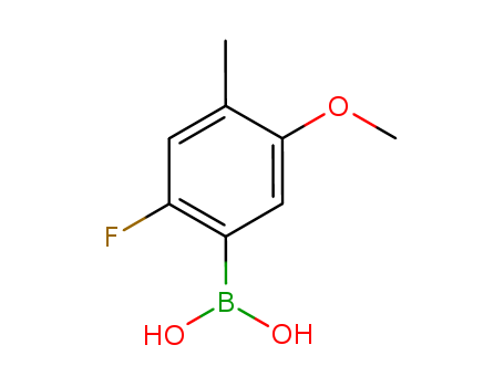 (2-fluoro-5-methoxy-4-methylphenyl)boronic acid