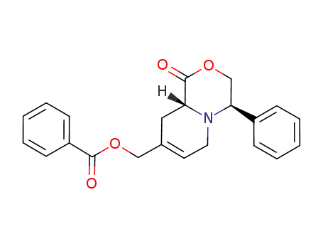 (4R,9aR)-8-benzoyloxymethyl-4-phenyl-3,4,9,9a-tetrahydro-6H-pyrido[2,1-c][1,4]oxazin-1-one